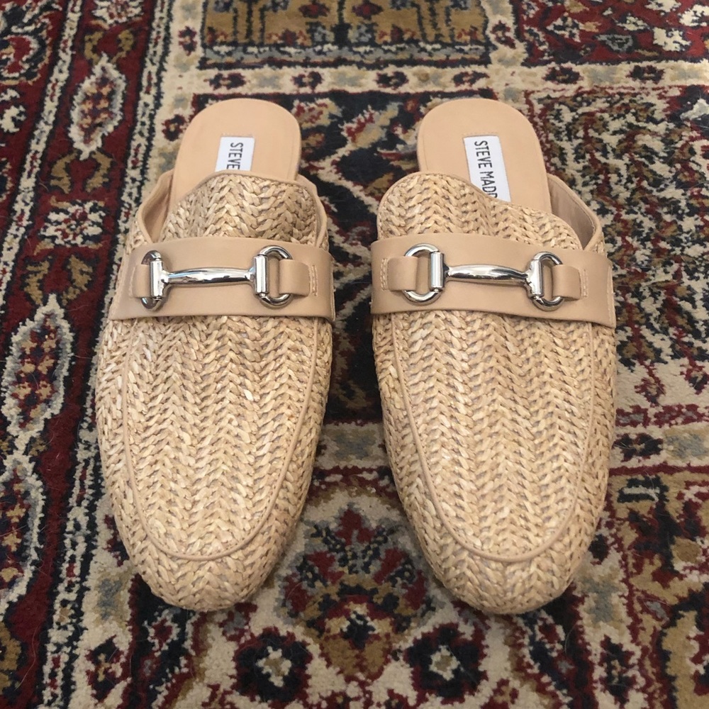 Steve Madden Woven Mule Flats